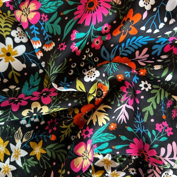 BloomChic Multicolor Floral Long Sleeve Dress - Picture 6 of 8